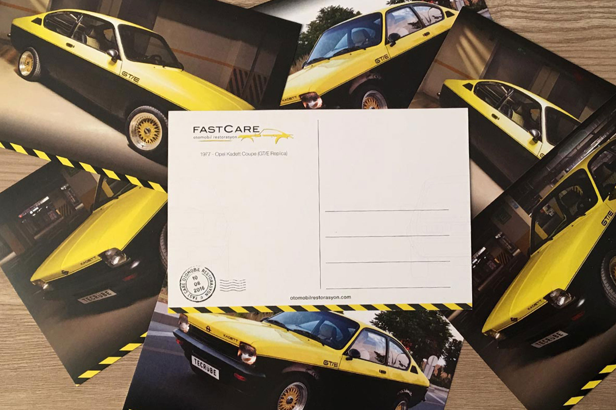 Fast Care Automobile Restoration Postcard