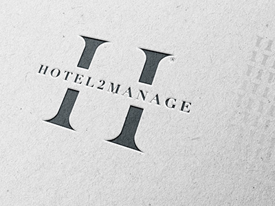 Hotel2Manage Logo Corporate Identity Design