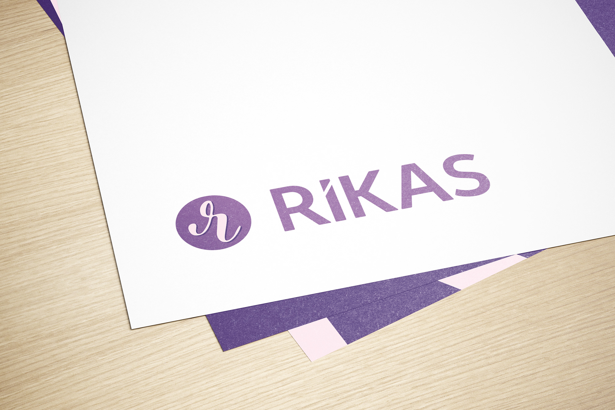 Rikas Logo Design Mockup