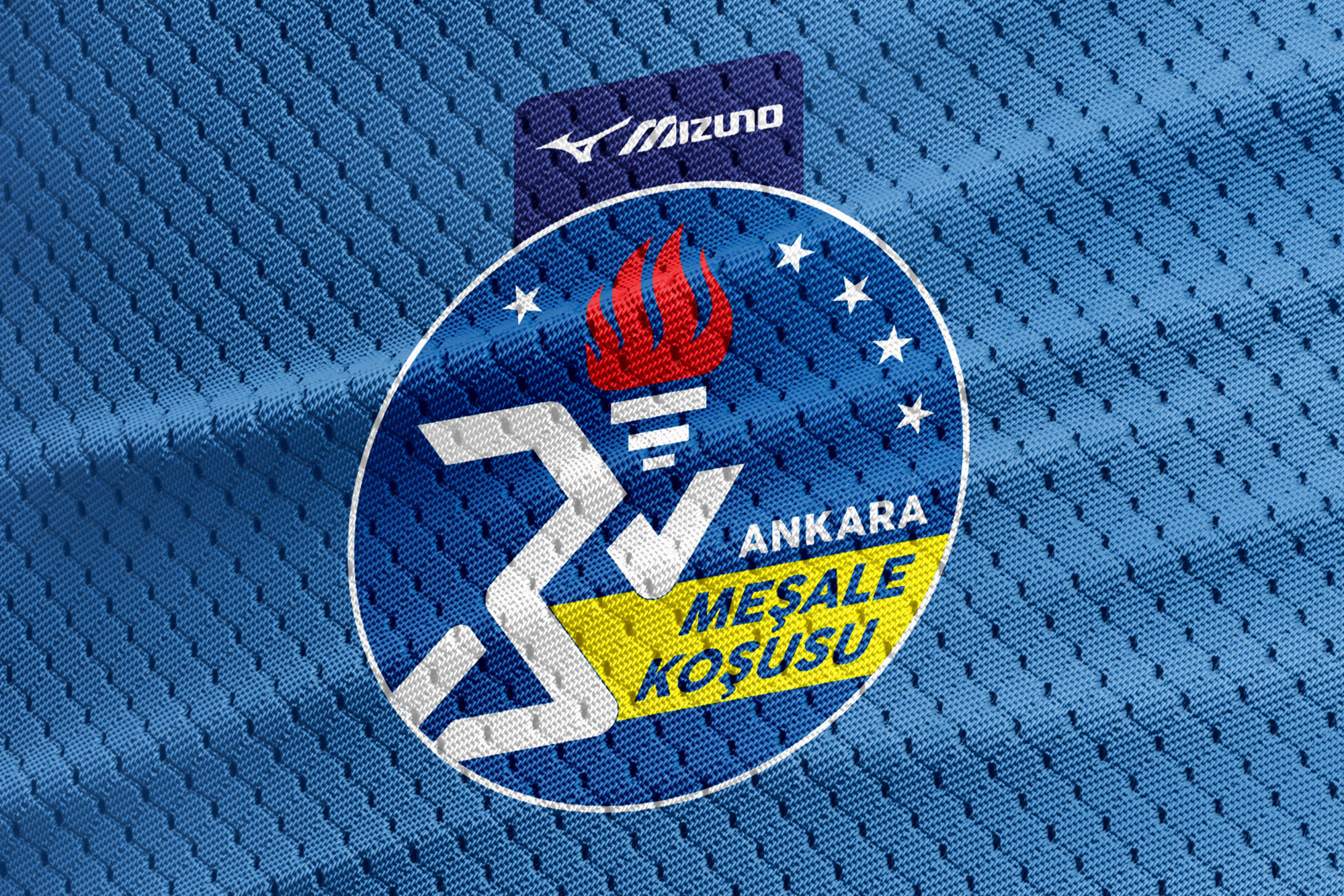 TED Ankara Kolejliler Spor Kulübü Mizuno Ankara Meşale Koşusu Logo Tasarımı