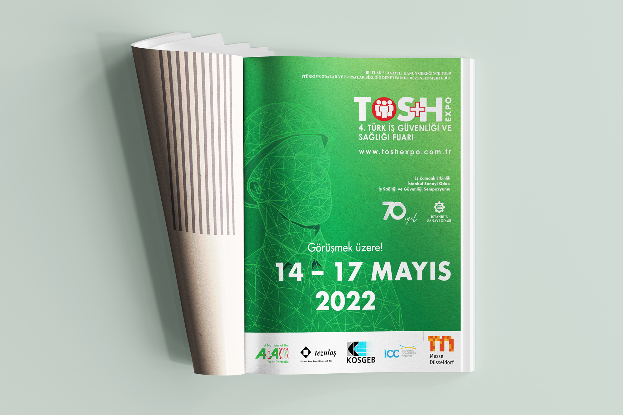 Tezulaş Messe Dusseldorf TOS+H Expo 2022 Fuar Organizasyon Tasarımları
