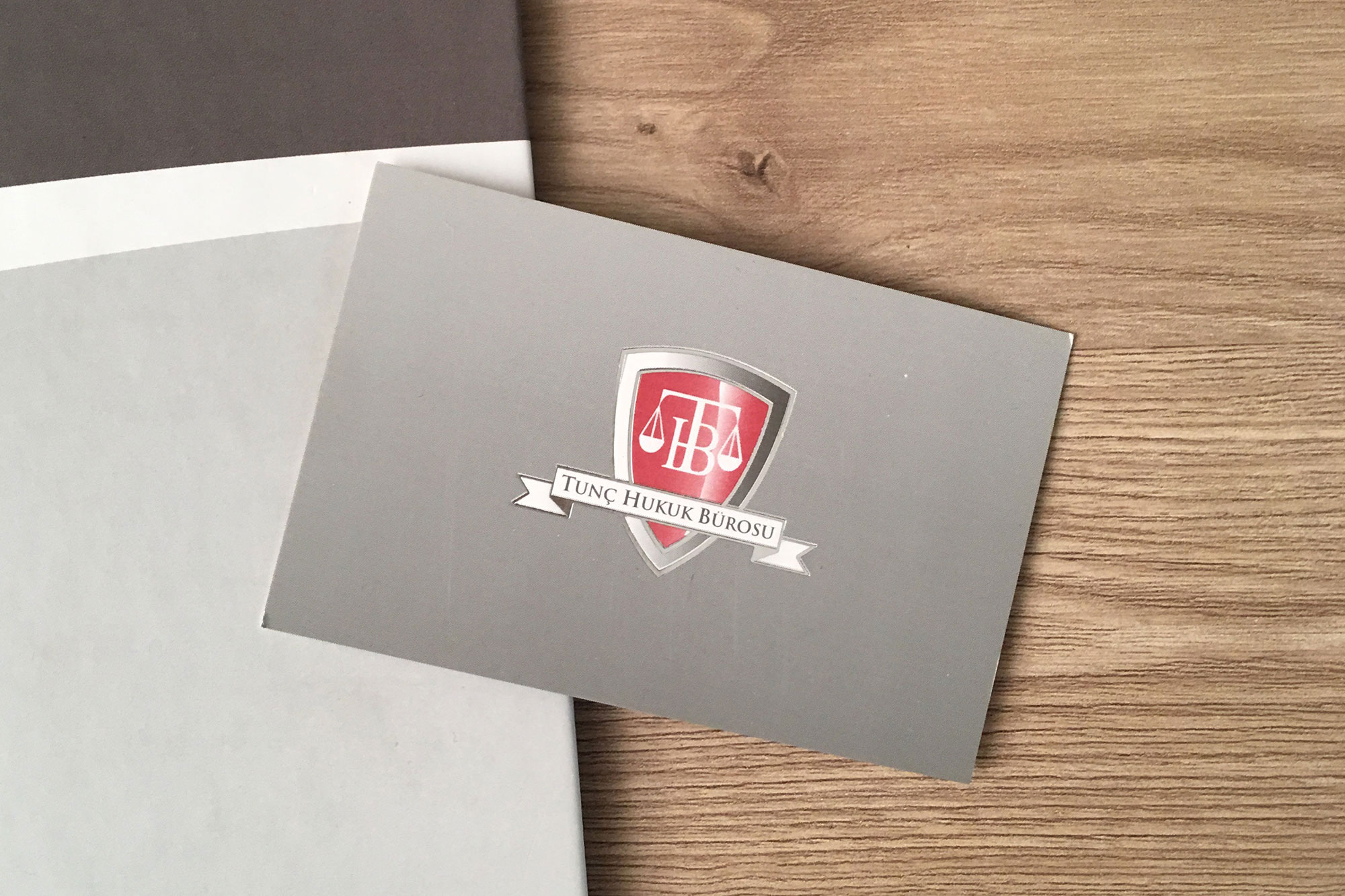 Tunç Law Office Business Card and Folder