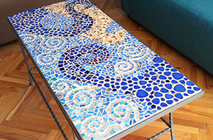 Gülayşe Koçak Glass Mozaik Coffee Table