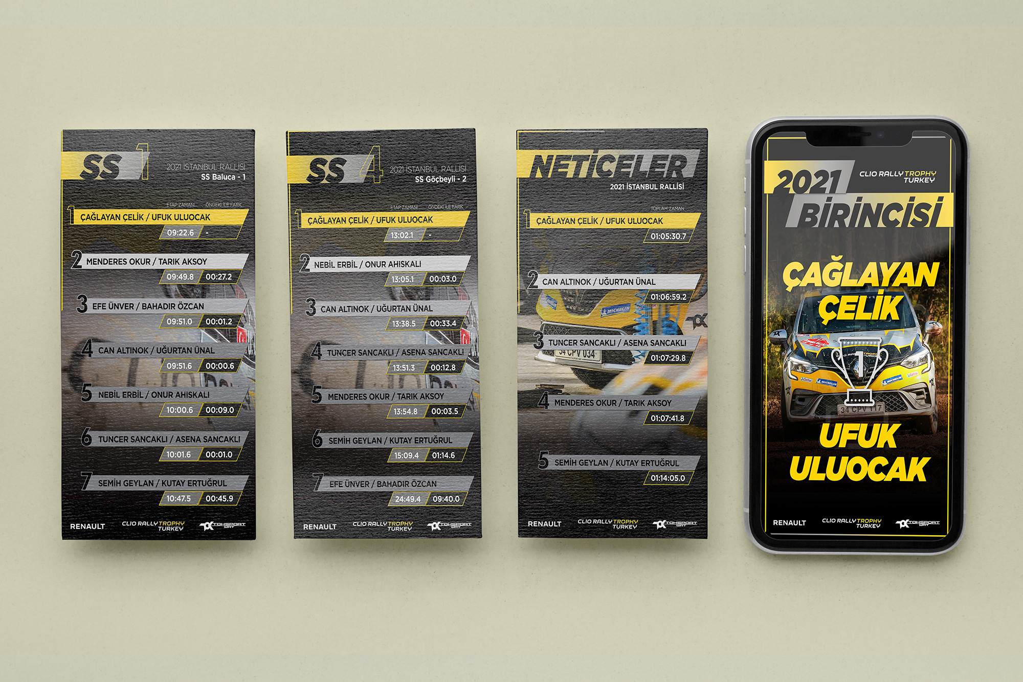 Clio Rally Trophy Turkey by Toksport WRT Social Media Instagram Post and Story Design
