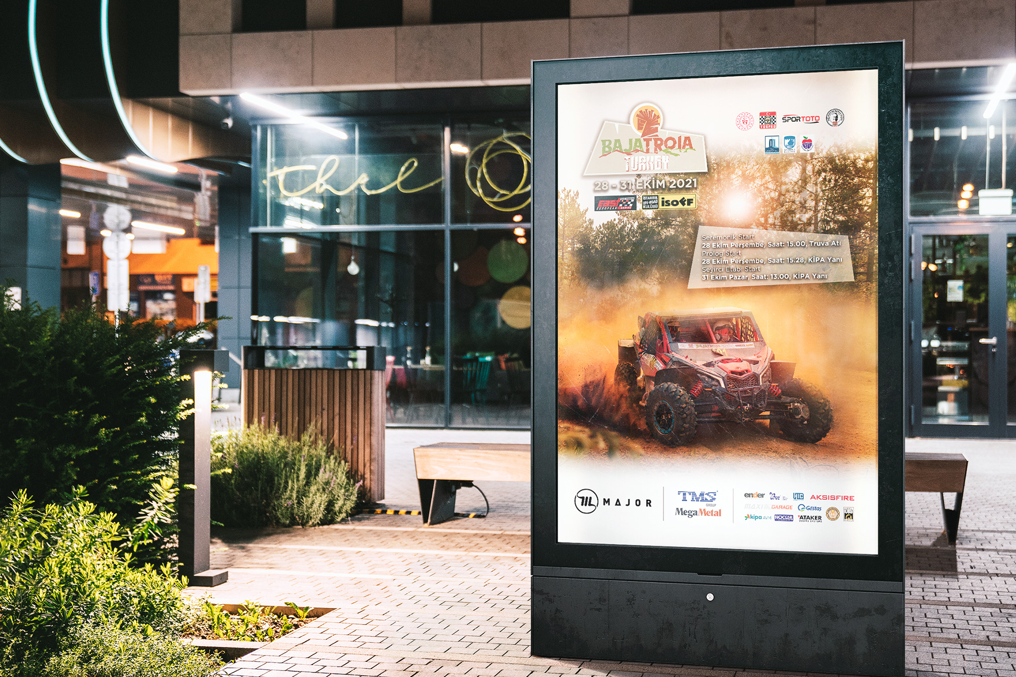 İsoff Baja Troia 2021 Rally Raid Off-Road Race Event Design