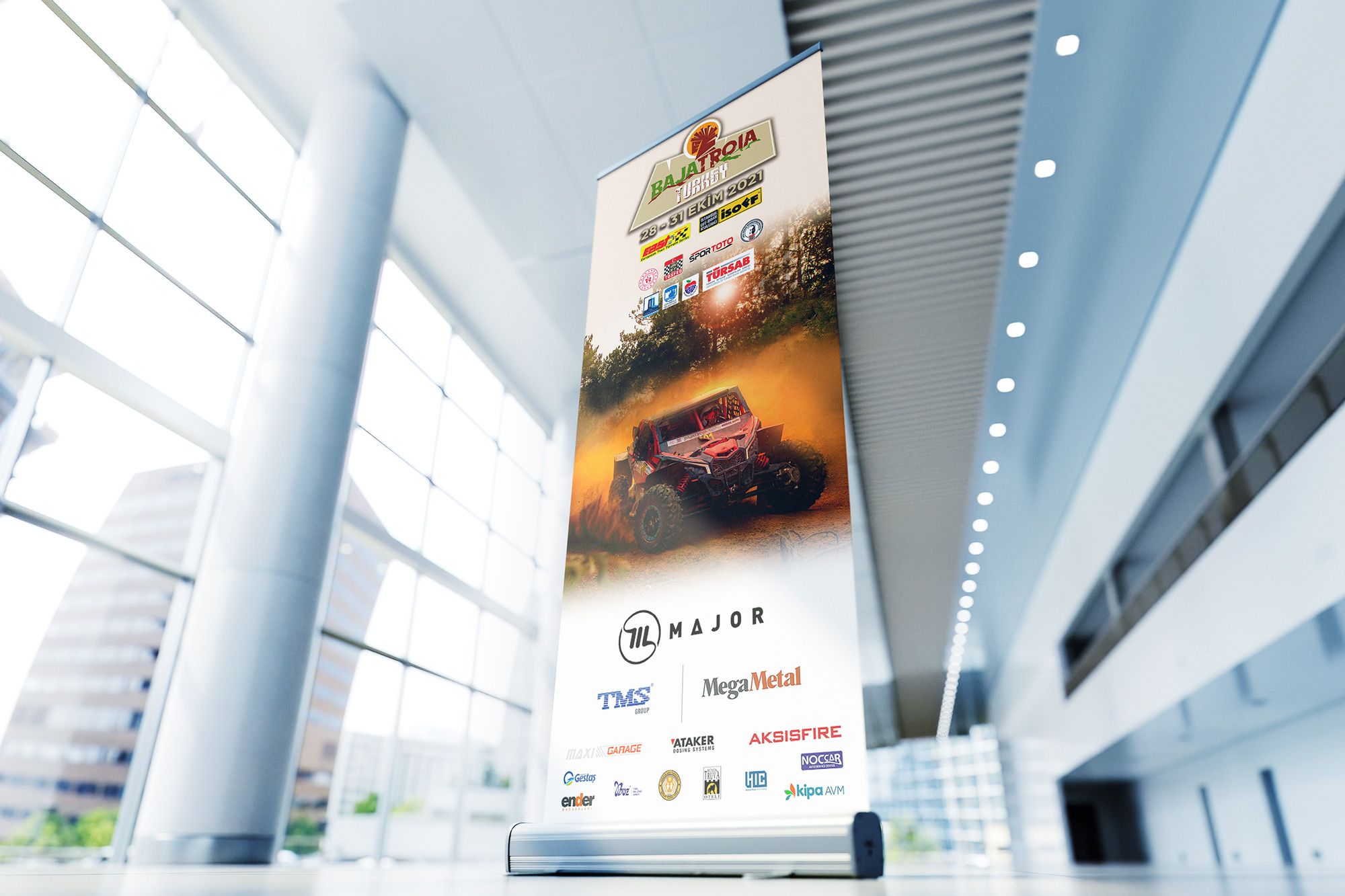 İsoff Baja Troia 2021 Rally Raid Off-Road Race Event Design