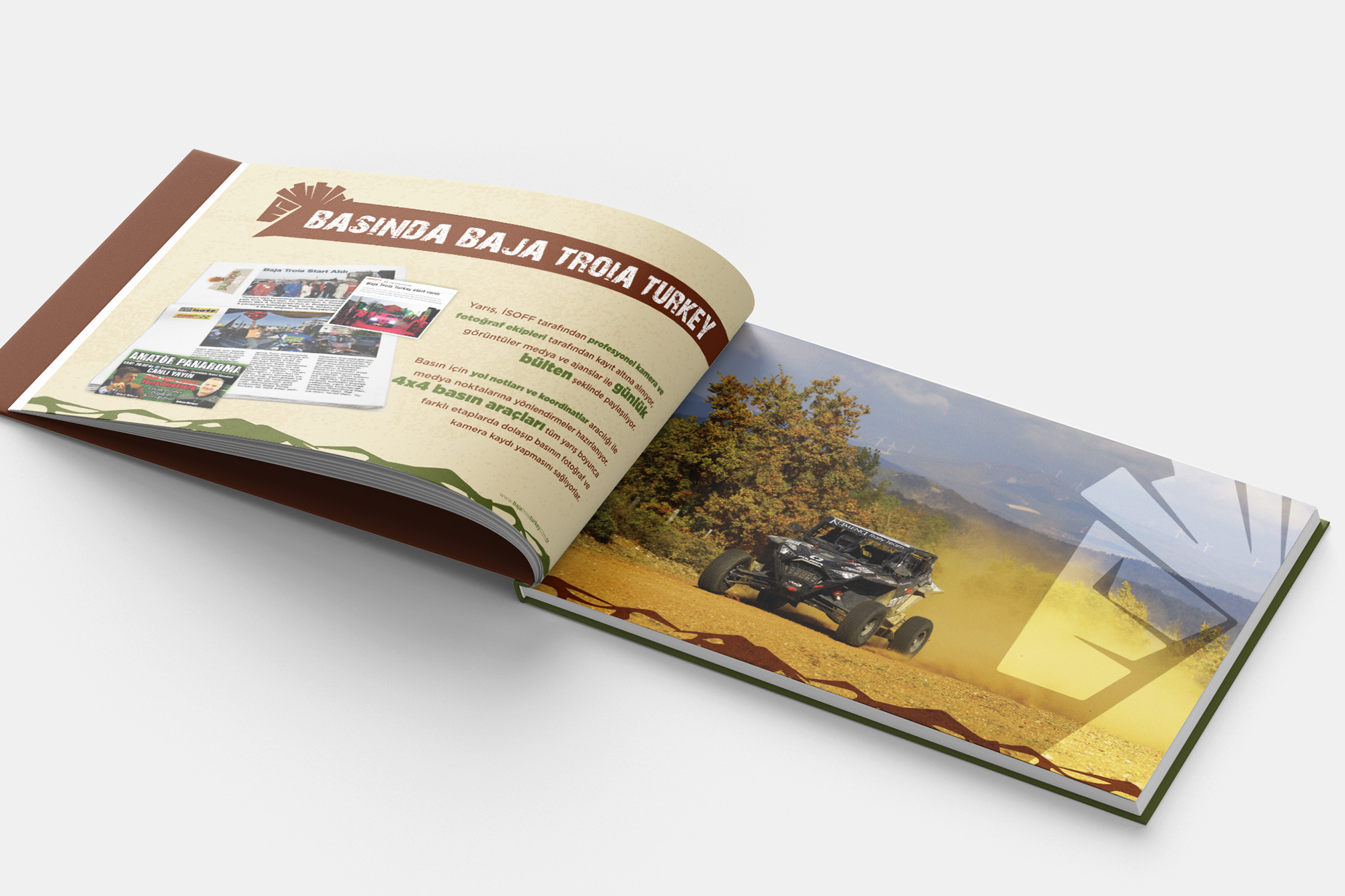 İsoff Baja Troia 2022 Rally Raid Off-Road Race Event Design