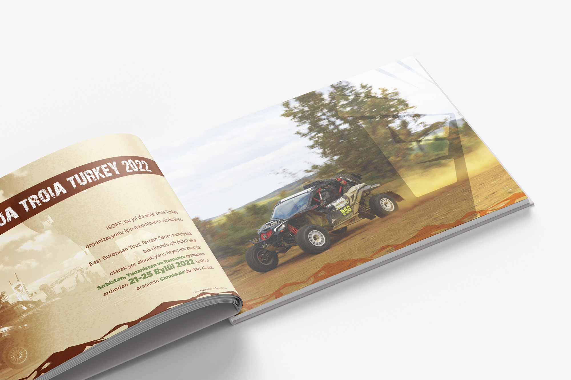İsoff Baja Troia 2022 Rally Raid Off-Road Race Event Design
