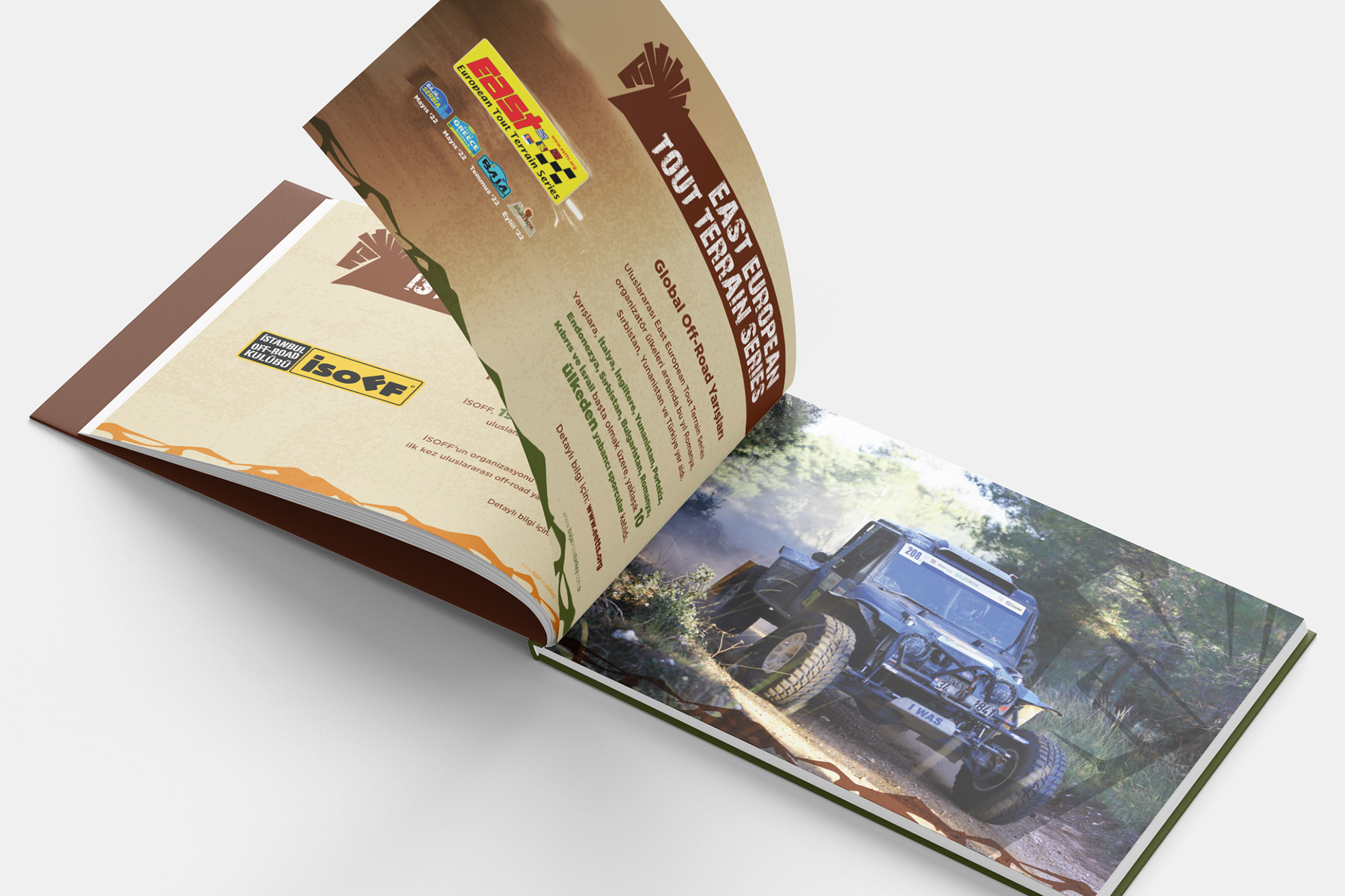 İsoff Baja Troia 2022 Rally Raid Off-Road Race Event Design