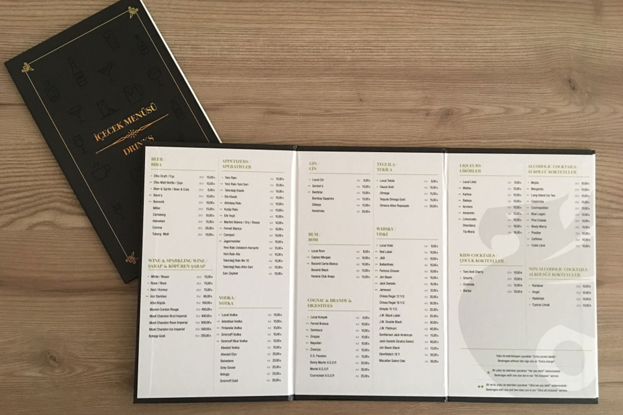 Limak Cyprus Deluxe Hotel Menu