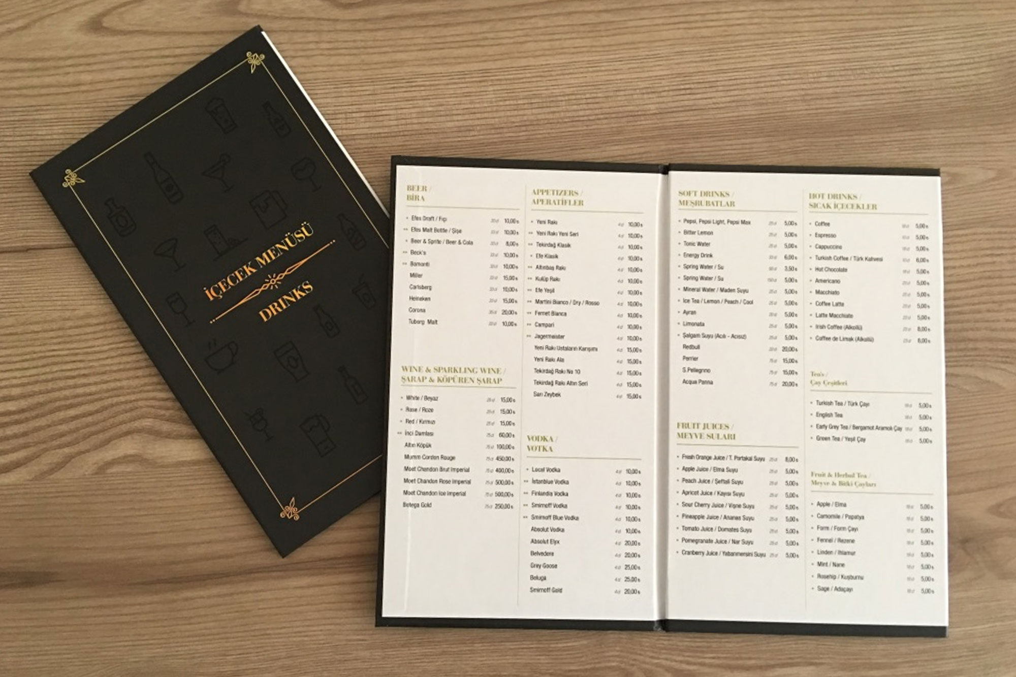 Limak Cyprus Deluxe Hotel Menu
