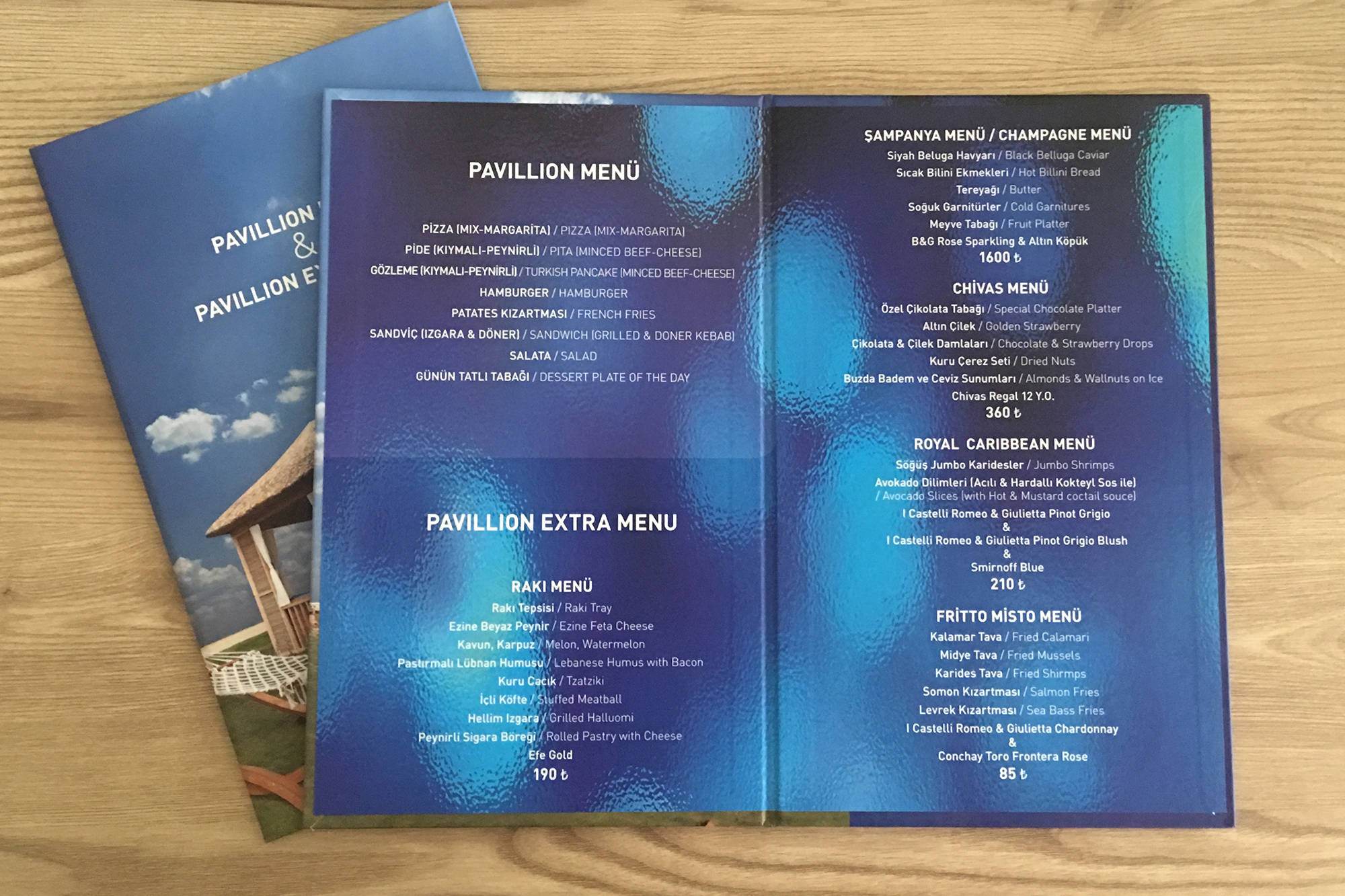 Limak Cyprus Deluxe Hotel Menu