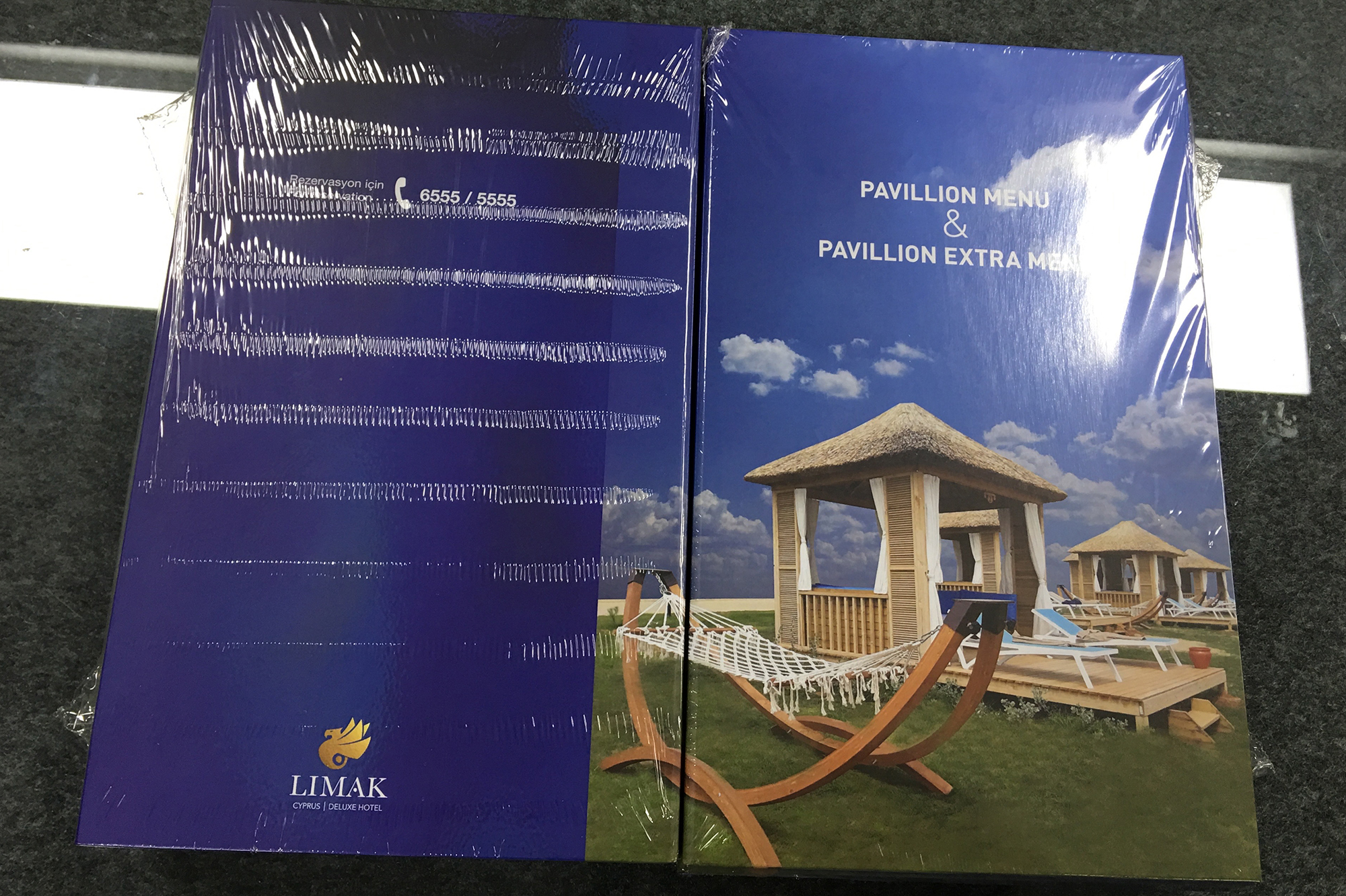 Limak Cyprus Deluxe Hotel Menu