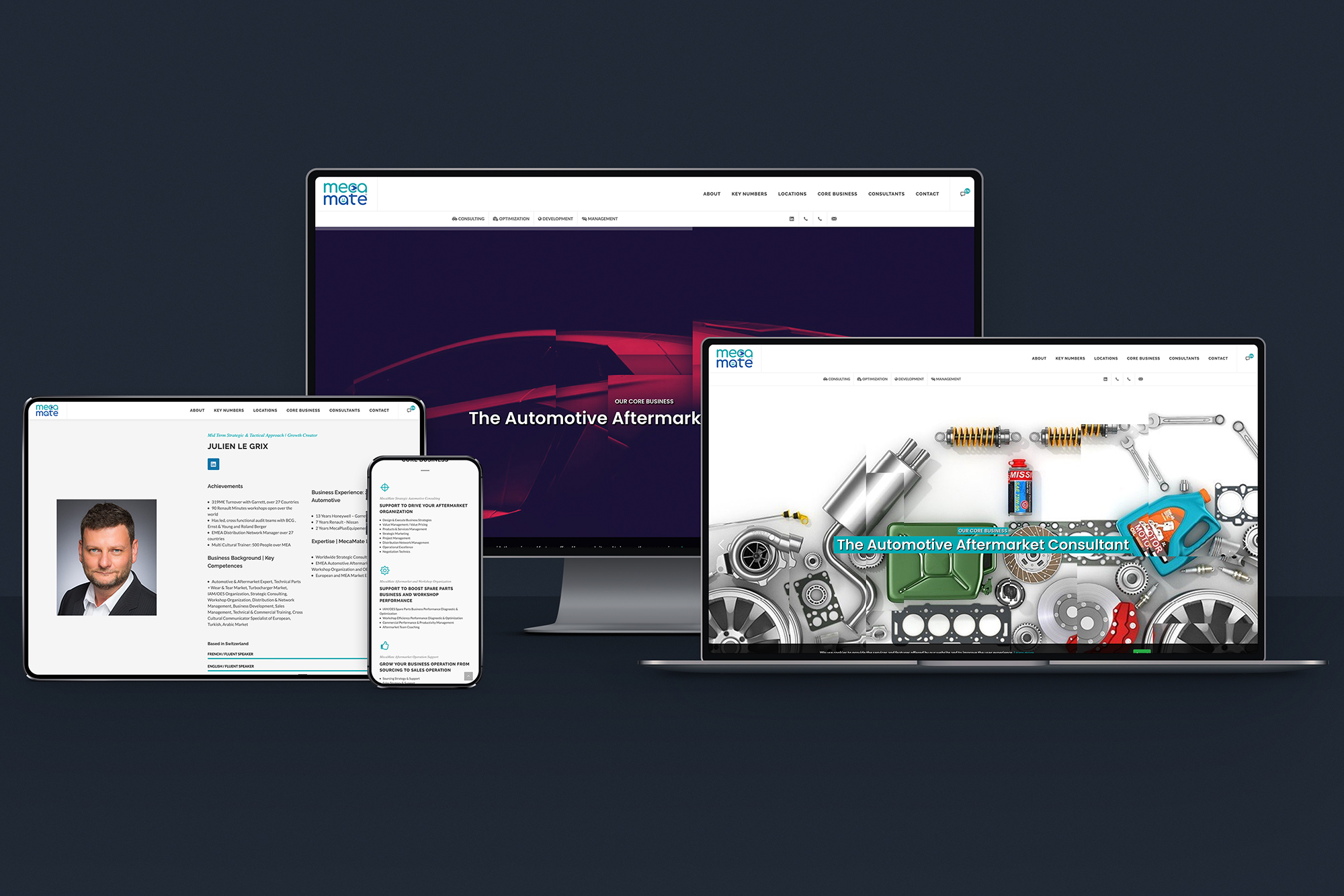 MecaMate Website