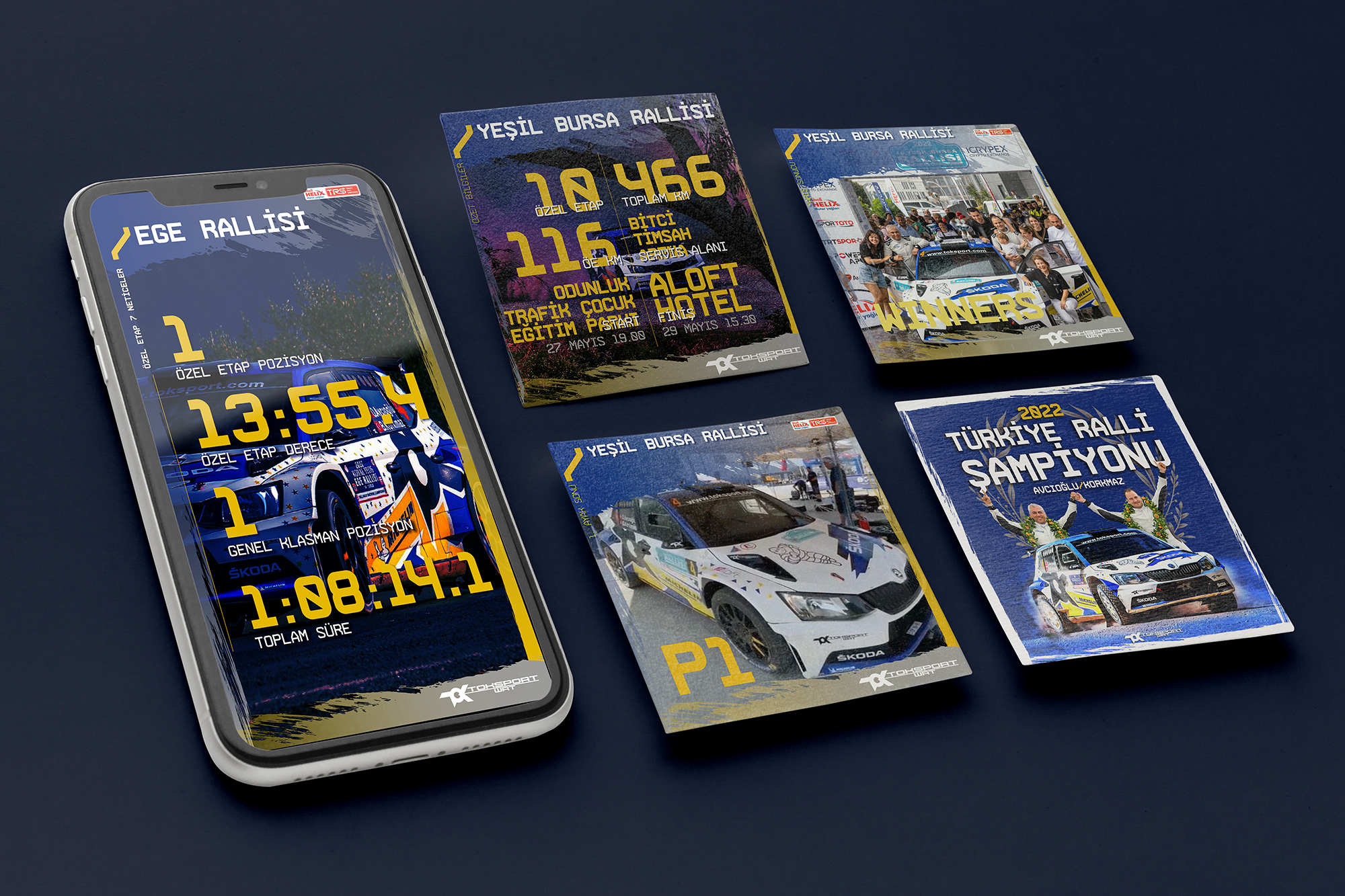 Orhan Avcıoğlu Turkish Rally Championship Toksport WRT Social Media Instagram Post and Story Design