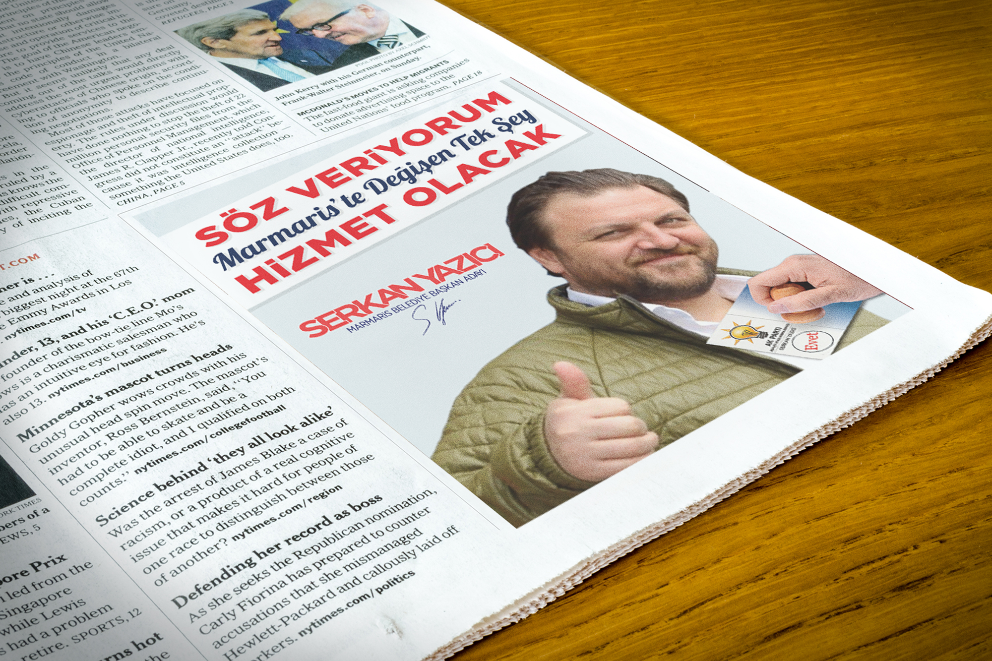 Serkan Yazıcı AKP Marmaris Mayor Selection Campaign