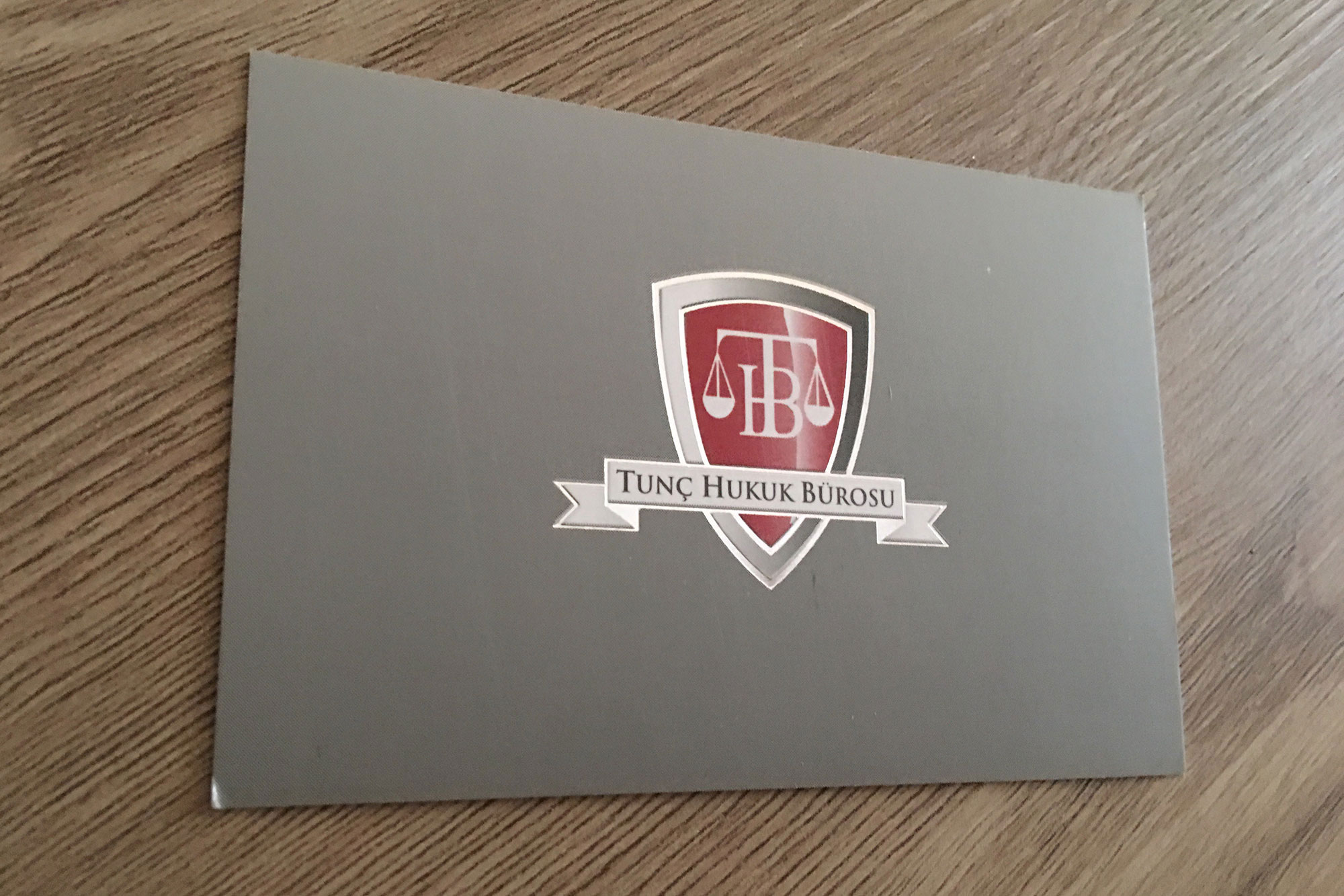 Tunç Law Office Business Card and Folder